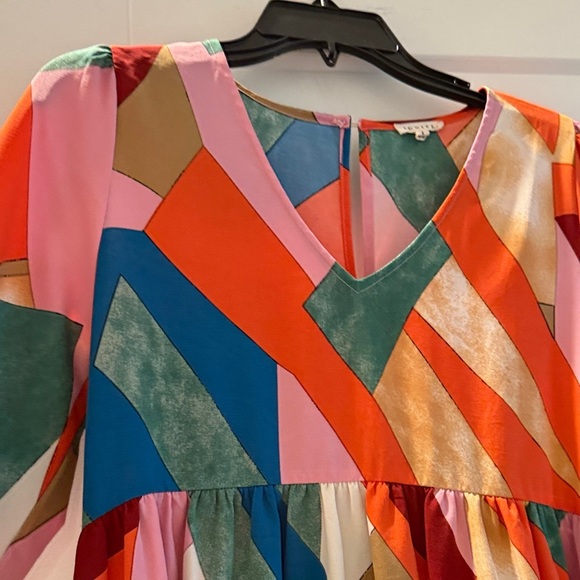 JODIFL Multicolor Patterned Dress - Picture 6 of 7